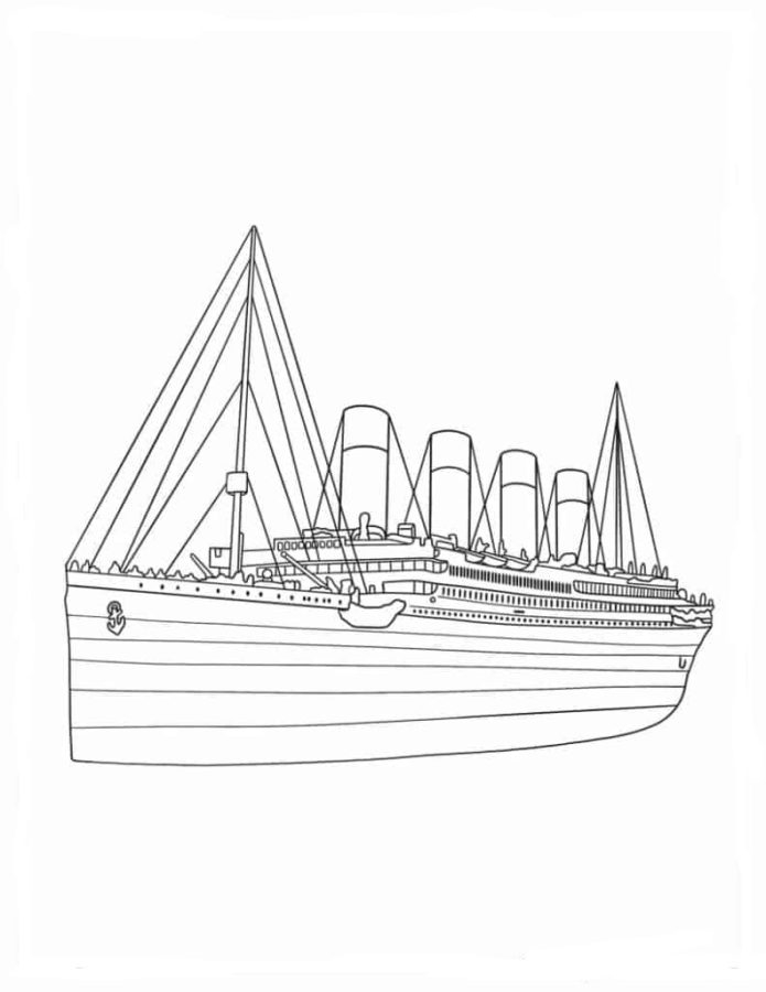 printable coloring pages titanic