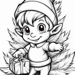 11 Free Printable Christmas Elf Coloring Pages For Kids Christmas