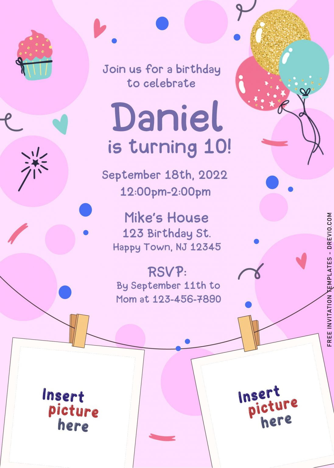 11 Fun Kids Birthday Invitation Templates For Your Kid s Upcoming 