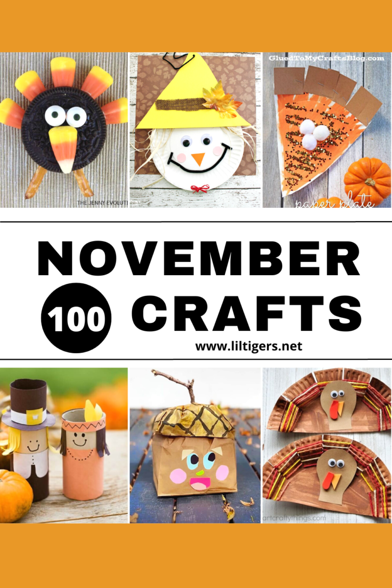 110 Easy November Crafts For Kids Lil Tigers