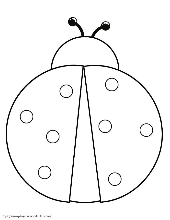 14 Free Printable Ladybug Templates For Crafts
