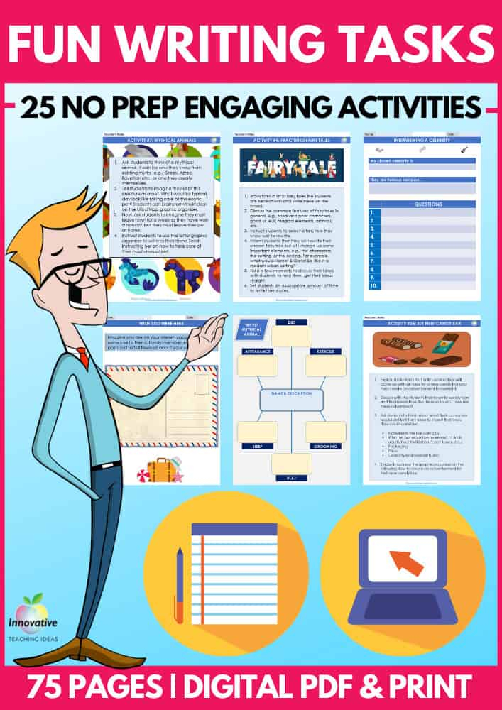 fun writing activities for kids printable