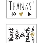 150 Printable Thank You Cards FREE Printabulls