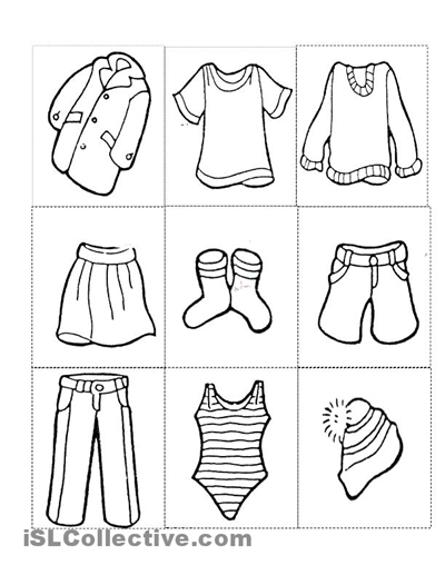 printable clothing activities for preschoolers pdf