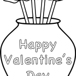 19 Free Printable Happy Valentine 39 s Day Coloring Pages In Vector Format