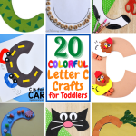 20 Colorful Letter C Crafts For Toddlers KiDorzo