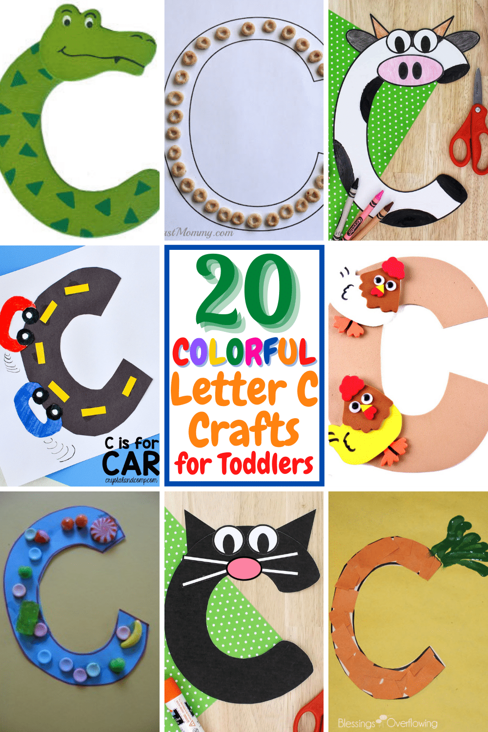 20 Colorful Letter C Crafts For Toddlers KiDorzo