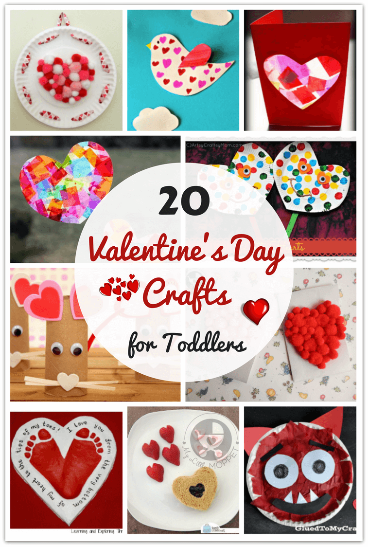 20 Easy Valentine 39 s Day Crafts For Toddlers