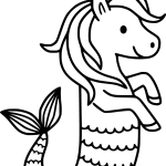 20 Free Printable Unicorn Mermaid Coloring Pages Easy To Print From