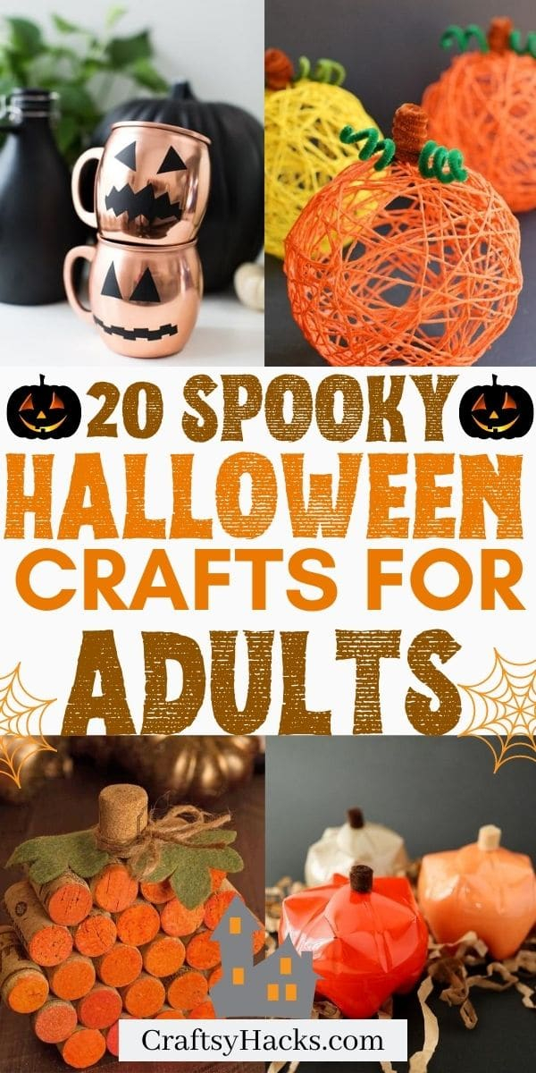 printable halloween crafts for adults
