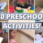 20 PRESCHOOL ACTIVITIES FOR 4 YEAR OLDS 4 YEAR OLD PRESCHOOL