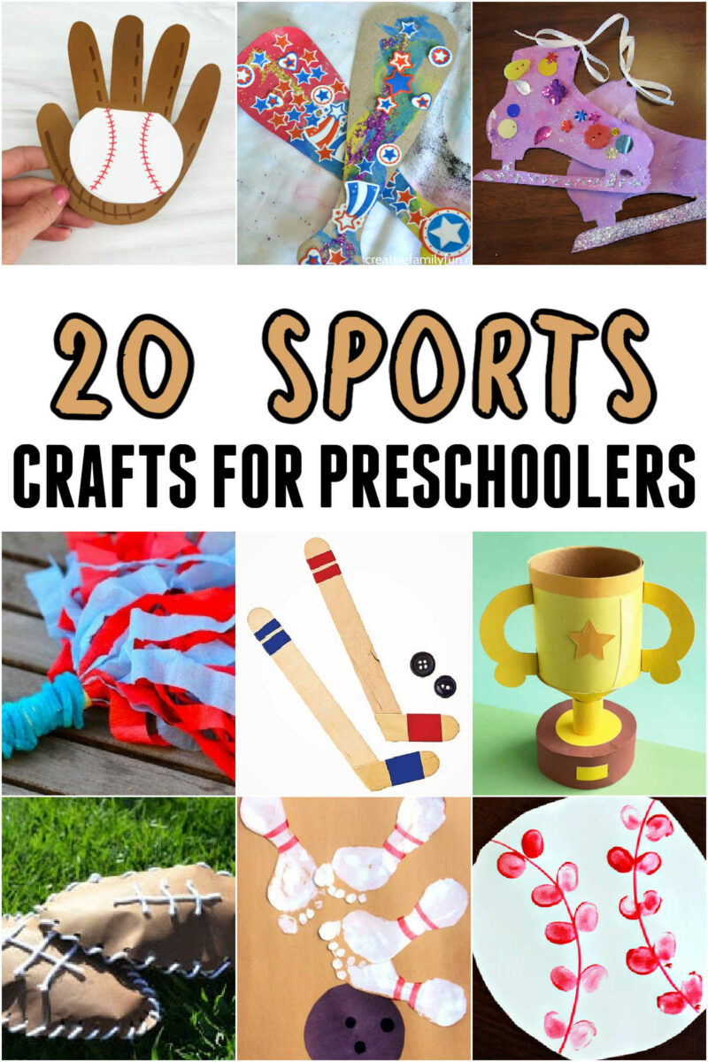 20 Sports Crafts For Preschoolers Today 39 s Creative Ideas