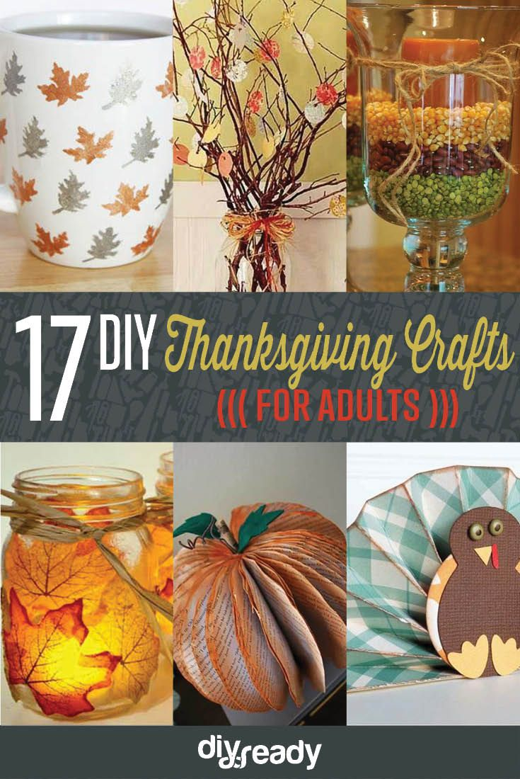 21 Amazingly Falltastic Thanksgiving Crafts For Adults DIY Projects