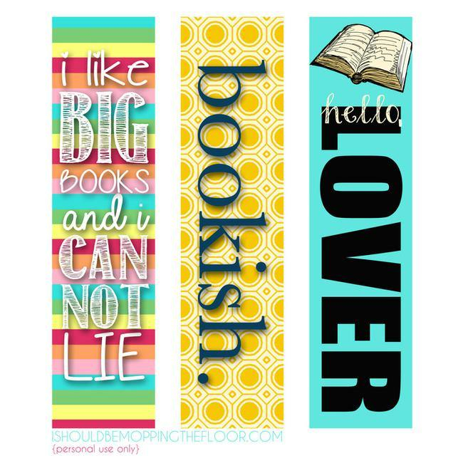 23 Free Printable Bookmarks For Book Lovers DIY Bookmark Designs 