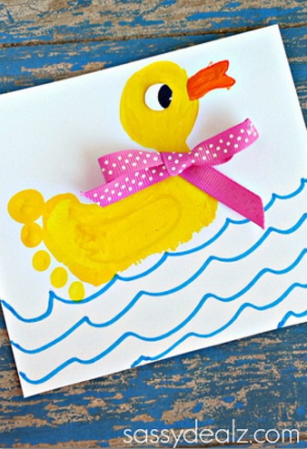 25 Fun And Beautiful Handprint Footprint Crafts For Your Kids To Make
