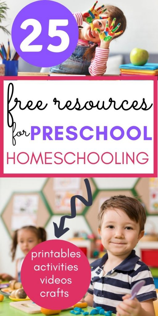 25 Phenomenal Free Preschool Homeschool Resources For Activities 