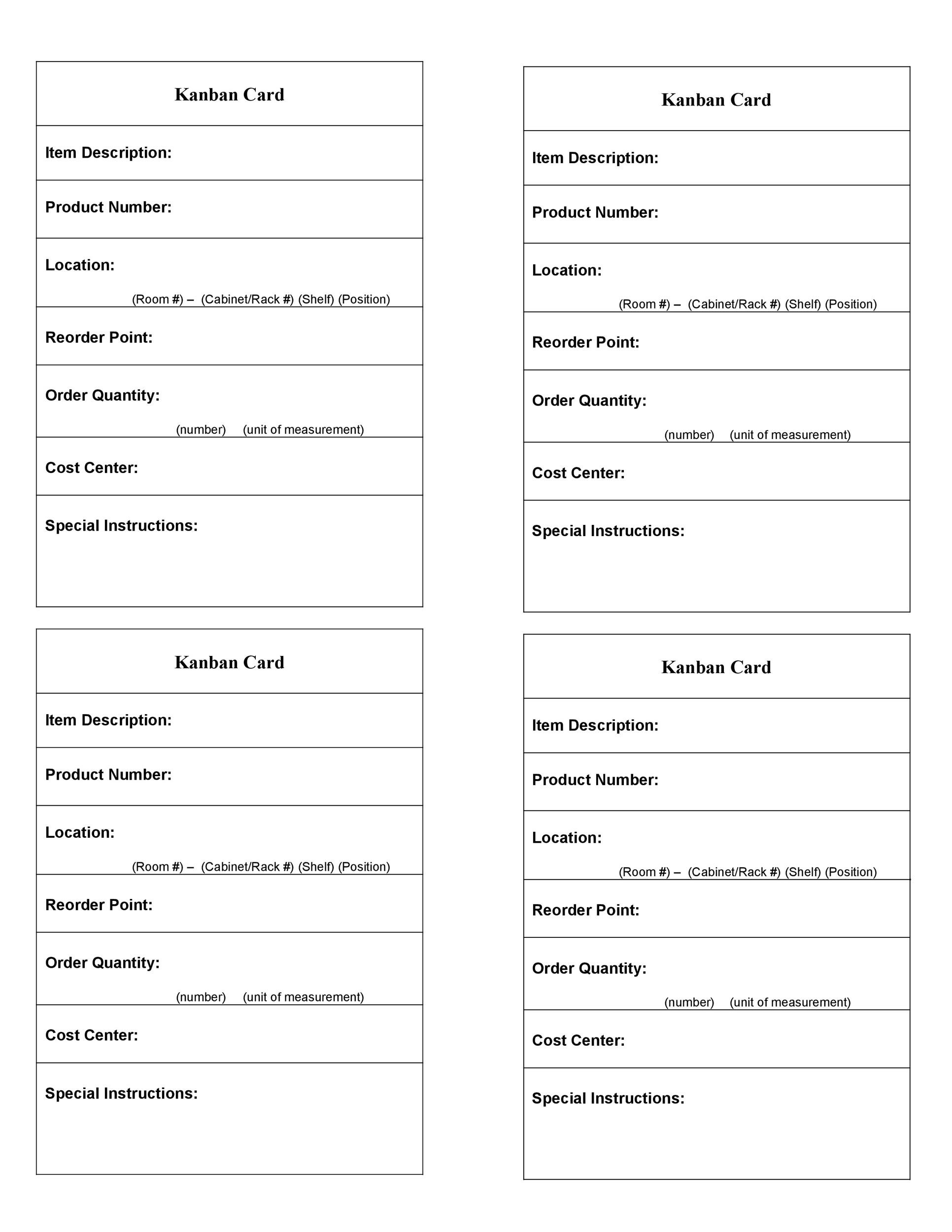 printable kanban cards
