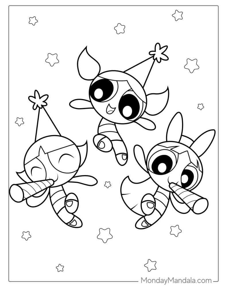 28 Powerpuff Girls Coloring Pages Free Pdf Printables Artofit