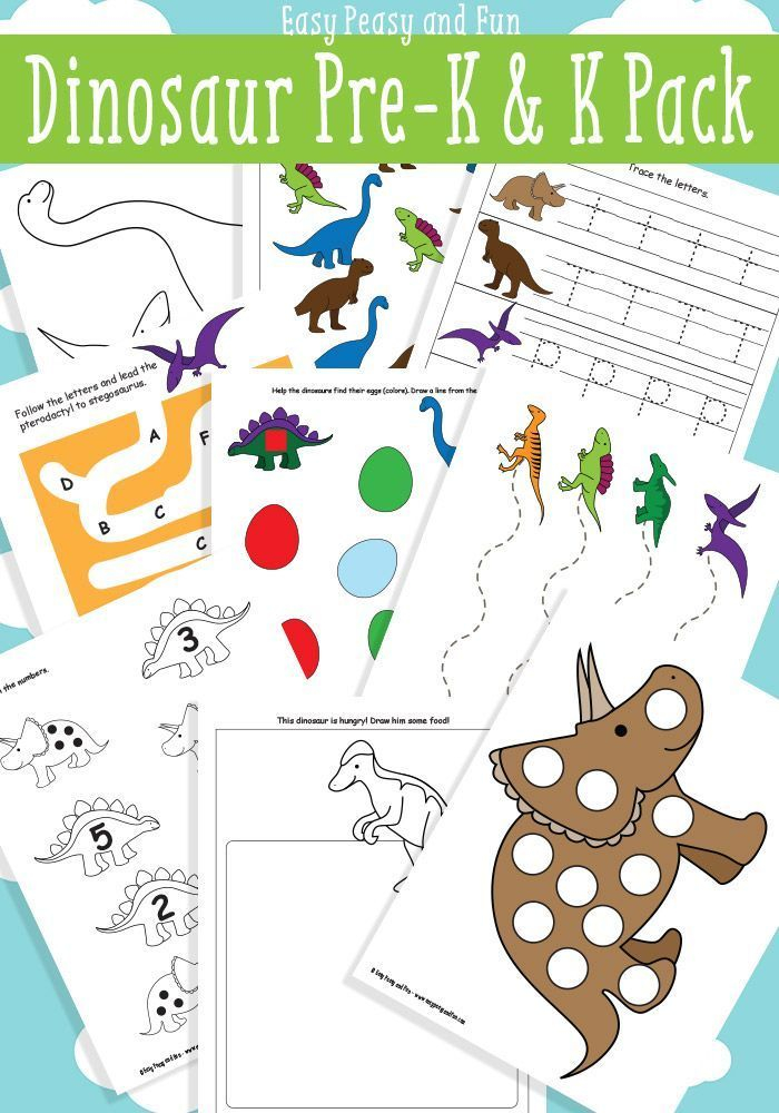 dinosaur printable crafts for preschoolers
