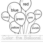 3 Year Old Printable Worksheet