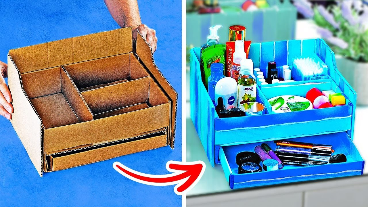 30 COOL CARDBOARD CRAFTS AND IDEAS YouTube