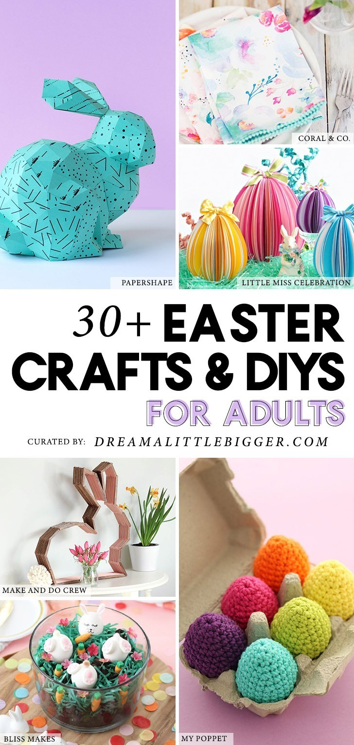 30 Easter Crafts For Adults Dream A Little Bigger