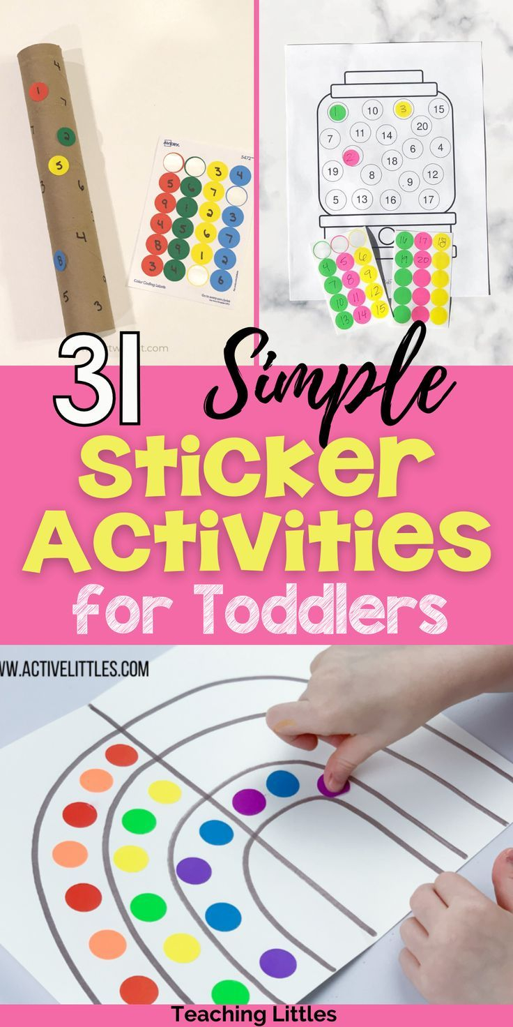 31 Fun And Simple Sticker Activities For Toddlers And Preschoolers 