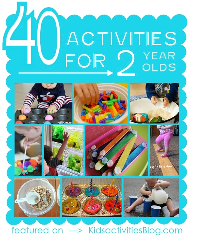 40 Activities For Two Year Olds Kids Activities