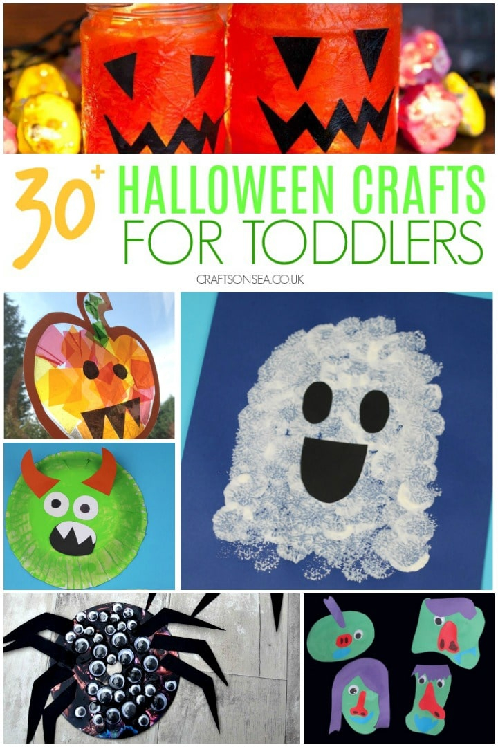 40 Easy Halloween Crafts For Toddlers To Make Crafts On Sea