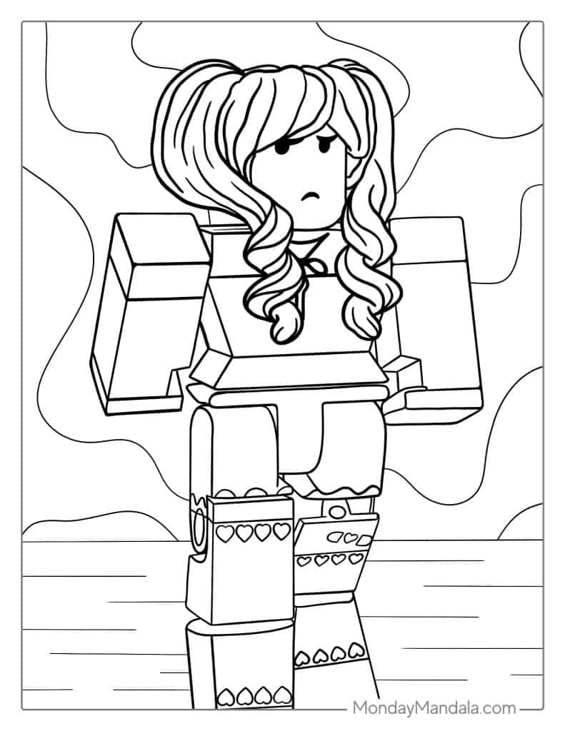 40 Roblox Coloring Pages Free Pdf Printables Vrogue co