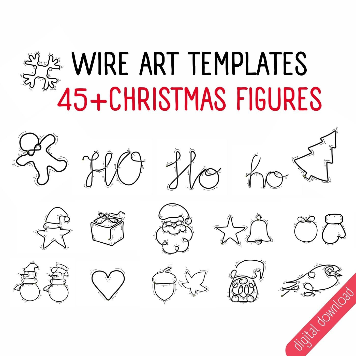 free printable craft wire templates