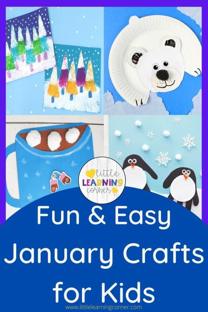 45 Easy January Crafts For Kids January Crafts Preschool Crafts