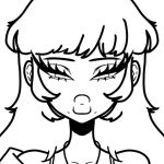 5 Page Printable Coloring Girls Etsy UK Easy Graffiti Drawings Coloring Book Art Art