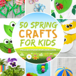 50 Fun And Easy Spring Crafts For Kids Prudent Penny Pincher