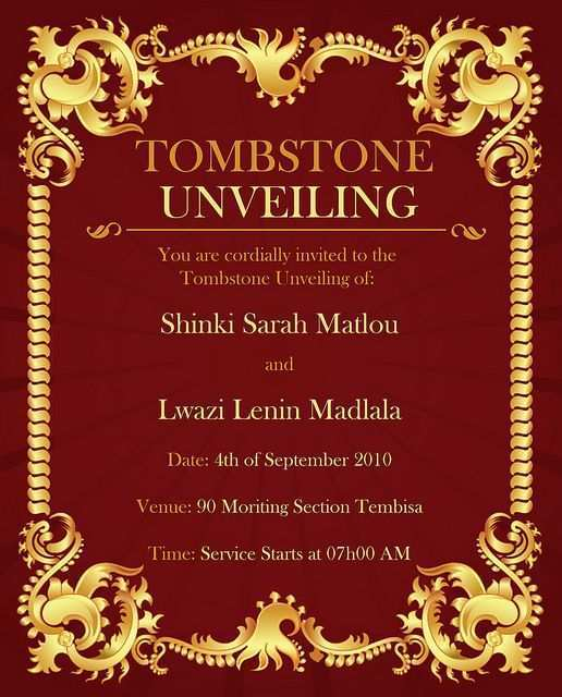 55 Format Unveiling Invitation Card Templates For Free With Unveiling