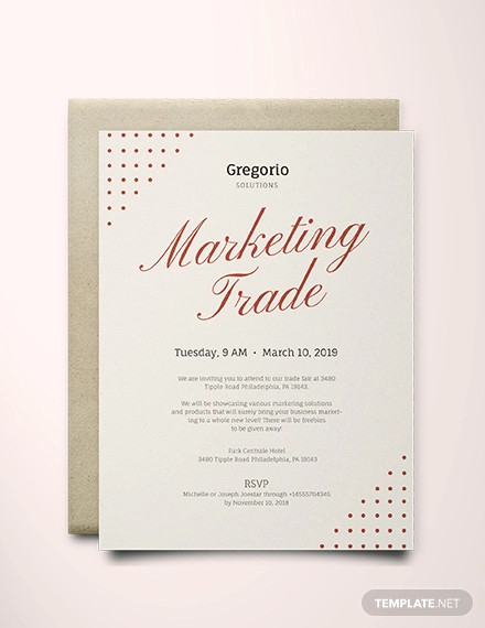 invitation template for formal event