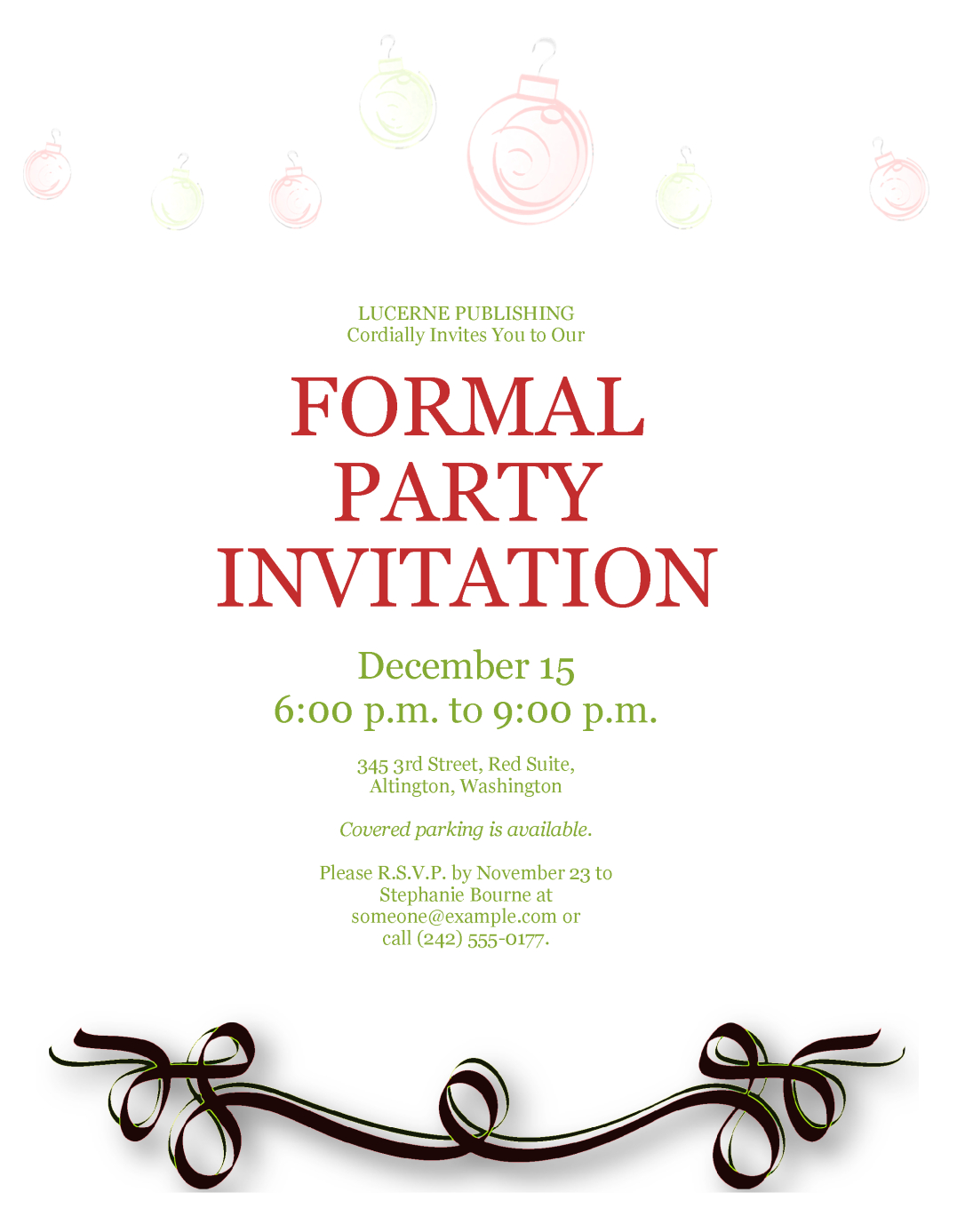 66 The Best Party Invitation Writing Template In Word For Party 