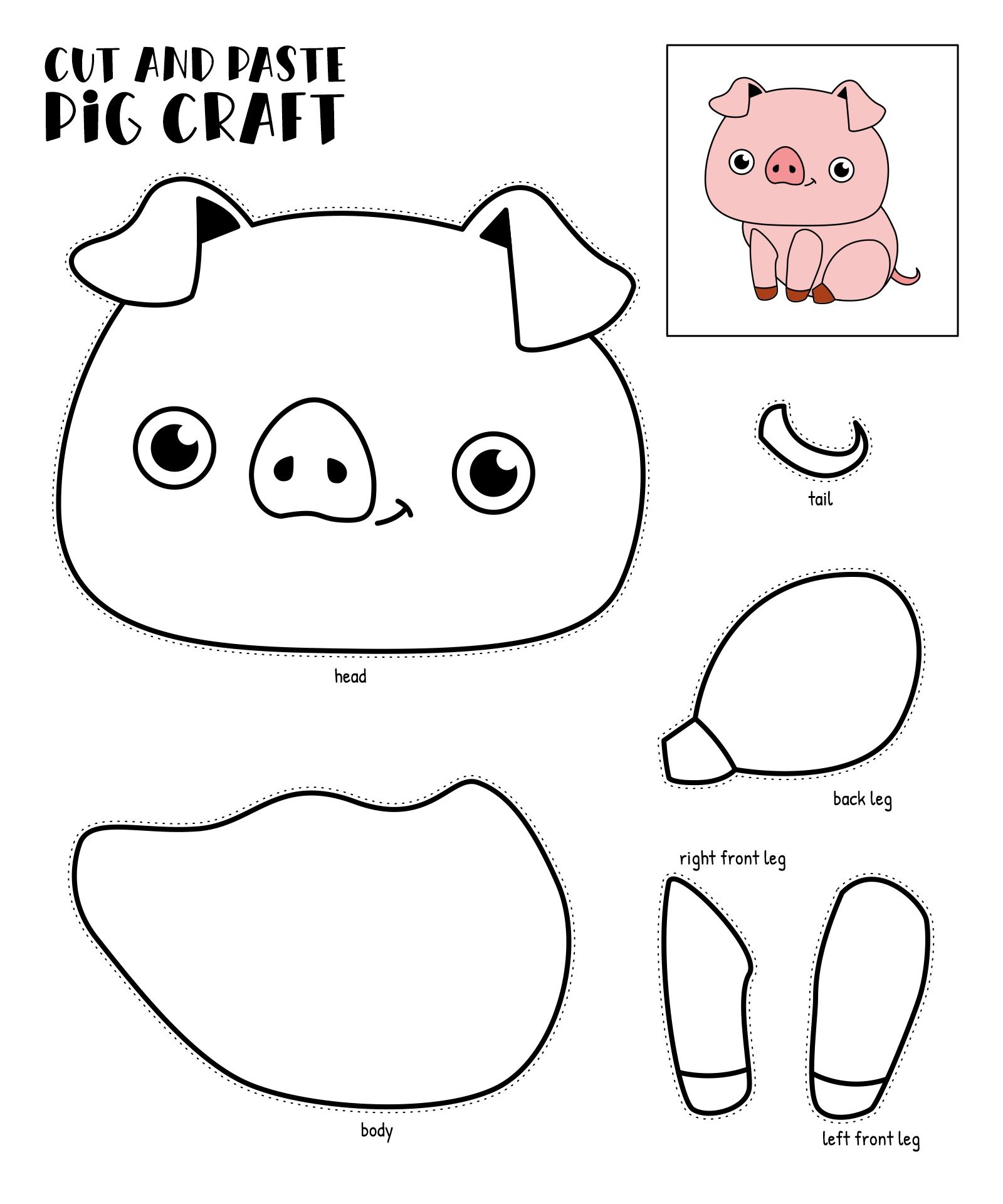 7 Best Images Of Printable Crafts For Preschoolers Kids Printable 