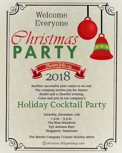 70 Creating Free End Of Year Party Invitation Template For Free For 