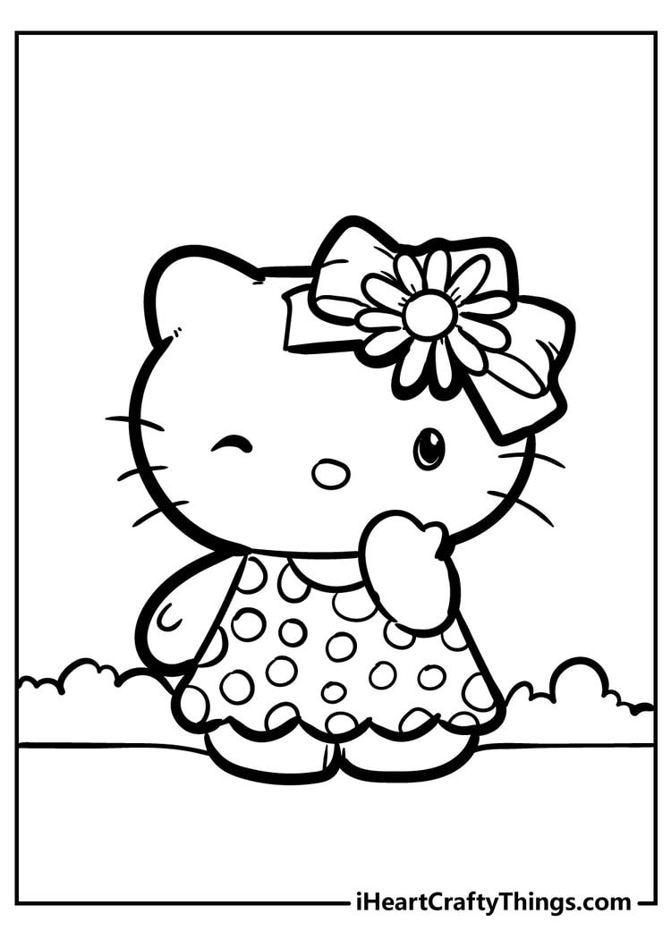 70 Hello Kitty Coloring Pages Hello Kitty Colouring Pages Hello 