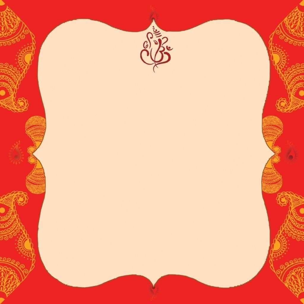 78 Customize Our Free Indian Wedding Invitation Card Design Blank 