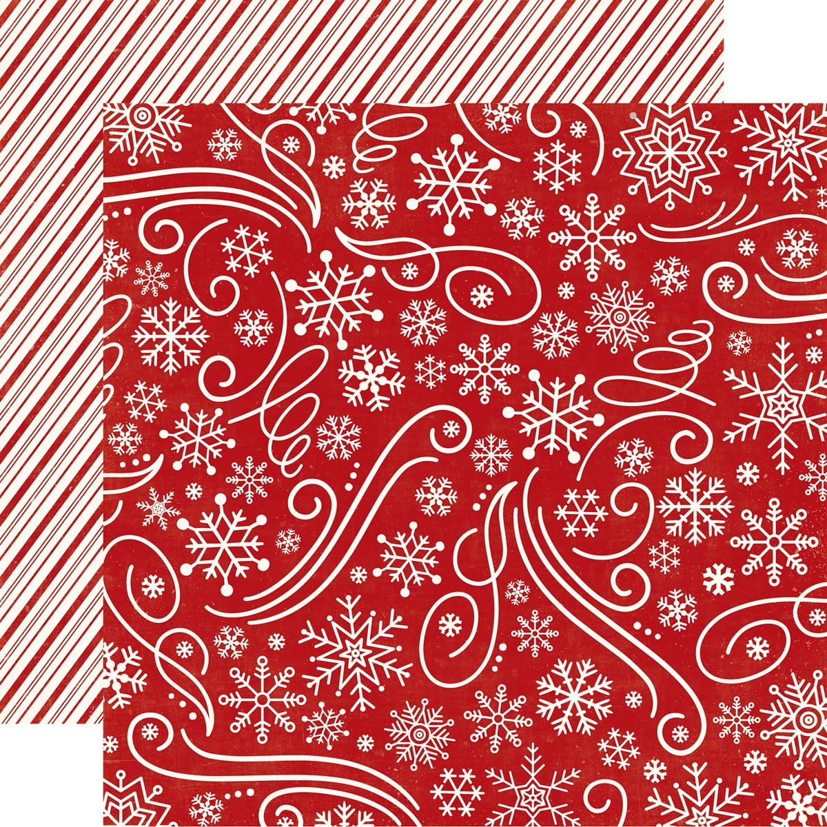 A Perfect Christmas Double Sided Cardstock 12 quot X12 quot Snowflake Swirl 