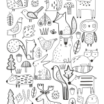 A4 Animal Colouring Page Coloring Page Childrens Colouring Etsy