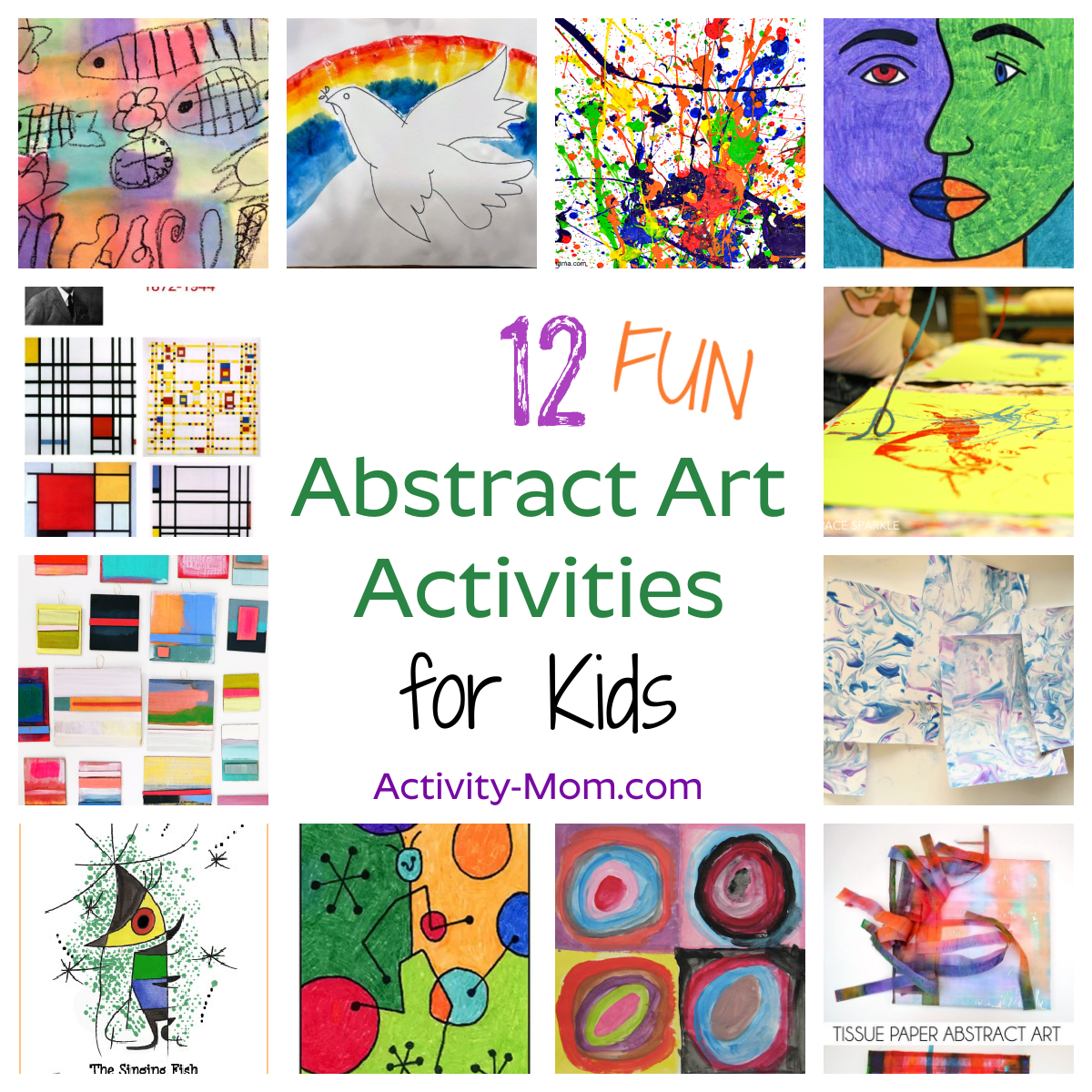 Abstract Art Activities For Kids The Activity Mom