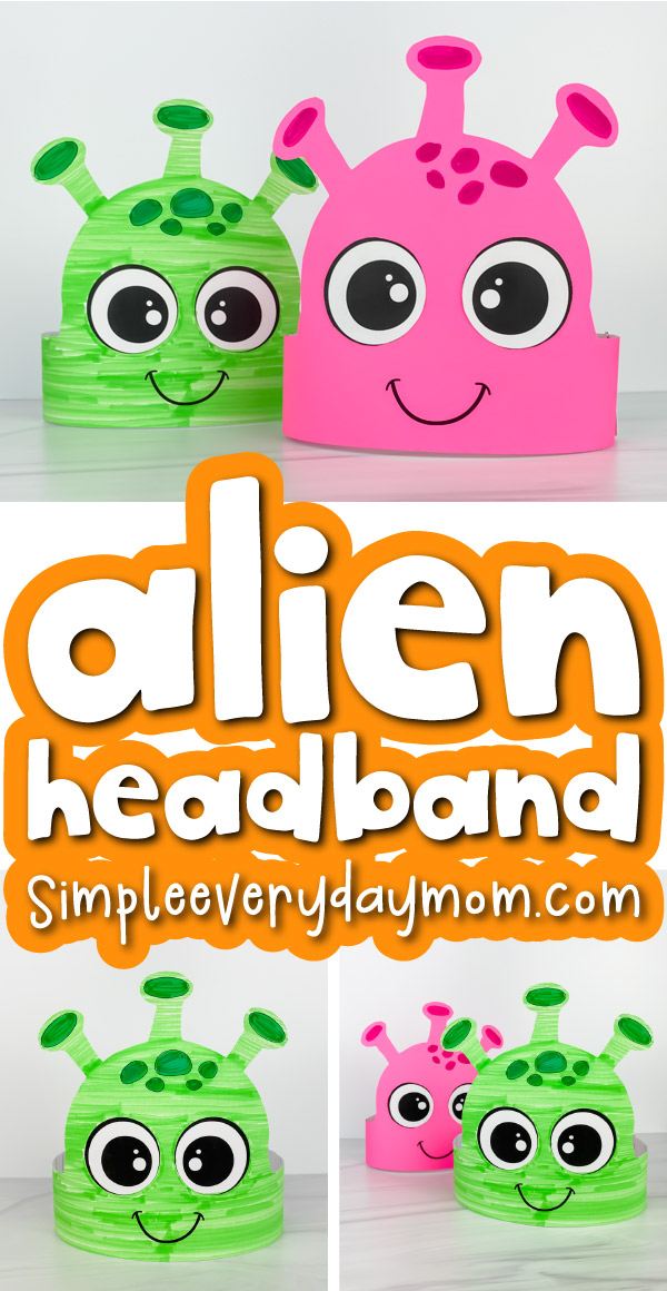 Alien Headband Craft For Kids Free Template 