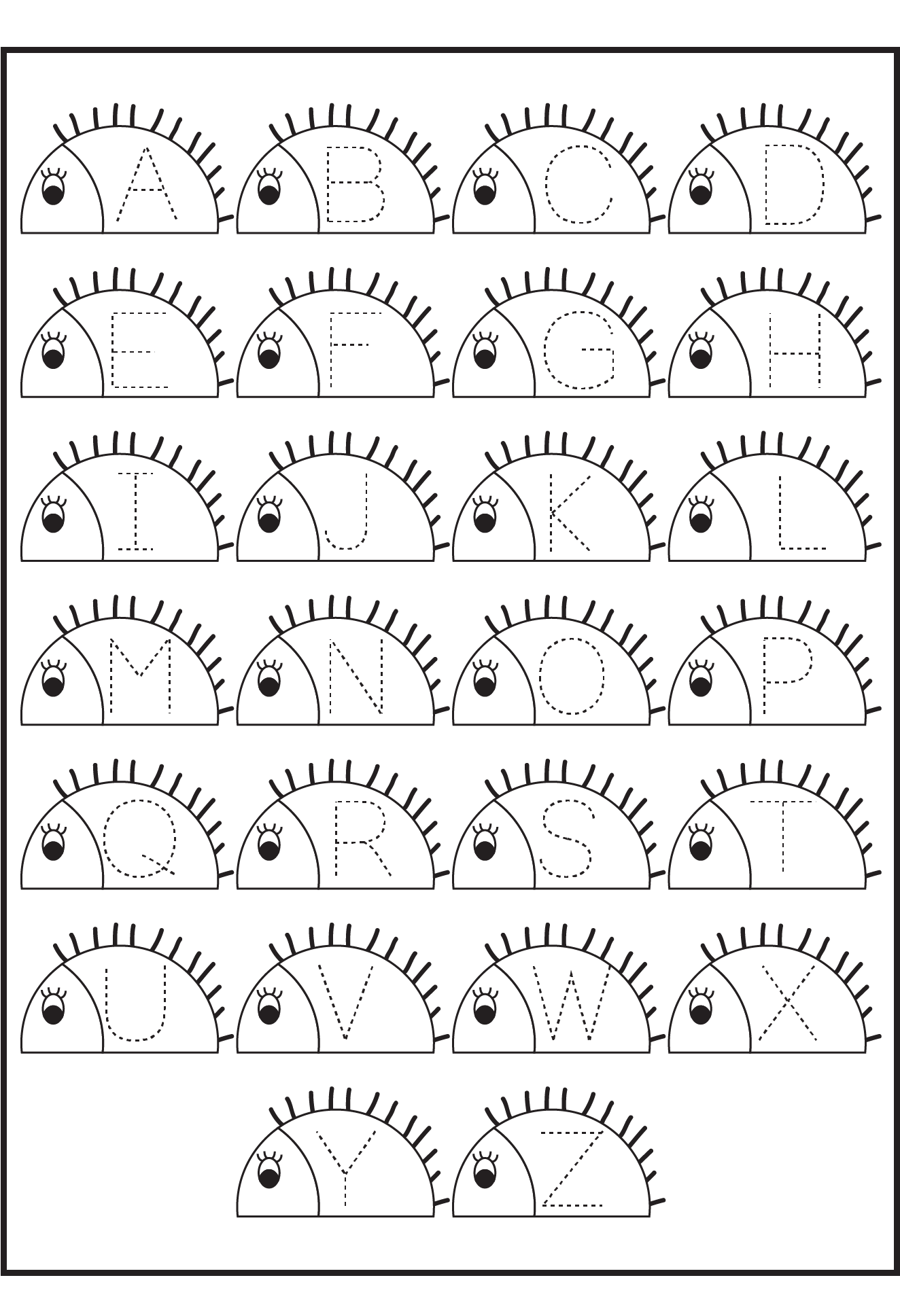 Alphabet Tracing Printables For Kids Activity Shelter Letter N 