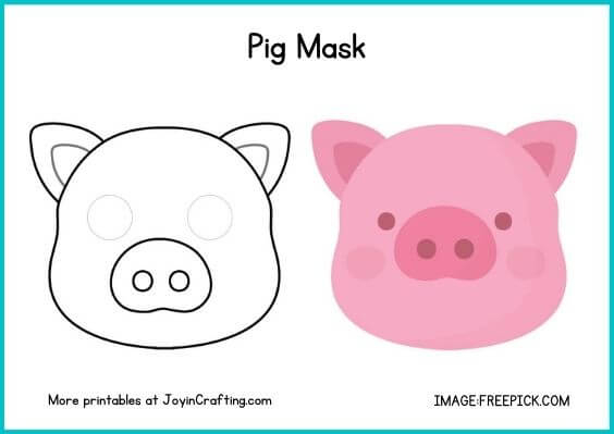 Amazing Animal Mask Printable Coloring Page Joy In Crafting