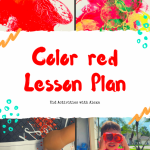 Amazing Red Activities For Toddlers Lesson Plan 2 Year Olds Kid