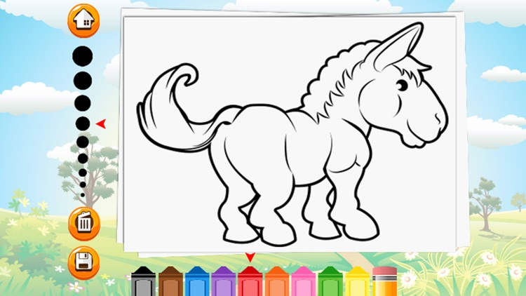 coloring animal game