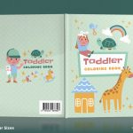 Animal Coloring Book For Toddlers Cover Design Vector Download